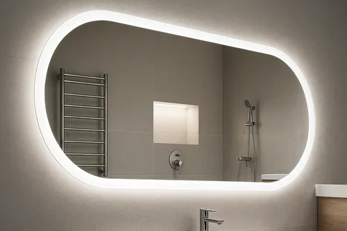 Espejo Led Lineal Touch Tactil 32w 120x60cm Baño Dabor
