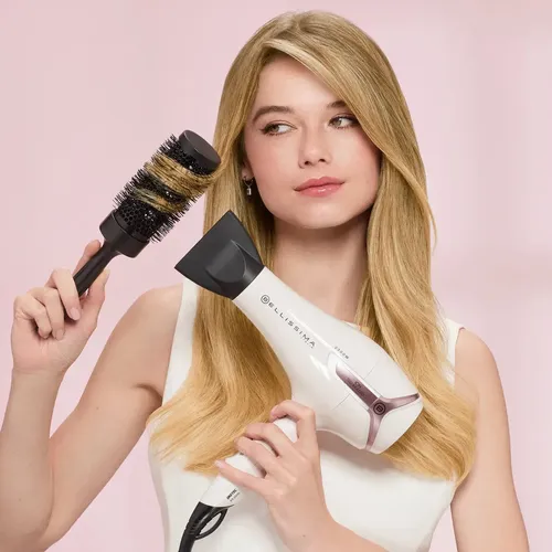 Secador De Pelo Con Accesorios K9 2600 Blanco Bellissima