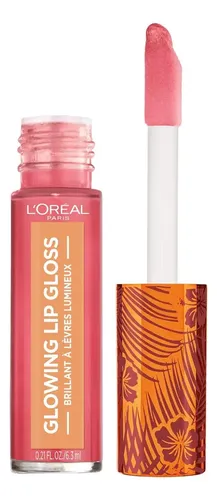 Brillo Labial Luminoso Glowing Lip Gloss Loreal Paris Color 03 Tropic Like It´s Hot