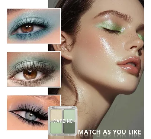 Paleta De Sombras K’apeine Sage Green 4 Colores