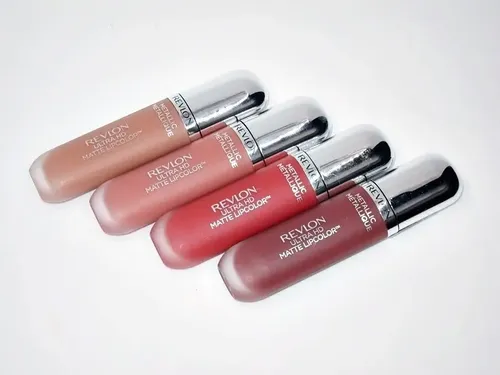 Labial Revlon Ultra Hd Matte Metallic Gleam Tono 690 Acabado Metálico Color GLEAM (690)