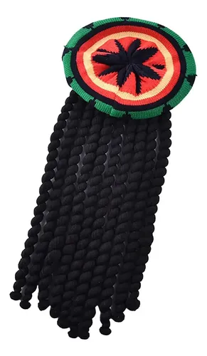 Gorros Rastas For Hombre,peluca De Rastas | Gorro De Fiesta