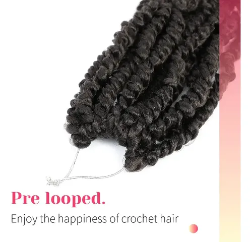 Cabello Bohobabe De Ganchillo Passion Twists, 8 Paquetes De