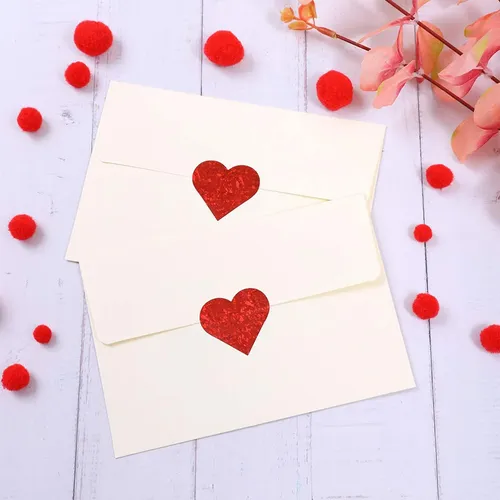 3 Paquete De 2-4 500x Pegatinas De Amor Etiquetas 3 Piezas