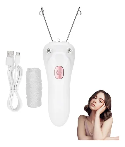 Depiladora Eléctrica Con Hilo Betued Usb Para Rostro Y