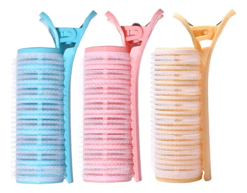 Rulos Gigantes 6pcs Sin Calor Volumen Raíz Cabello Largo 6 Piezas