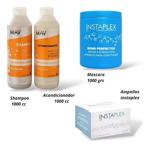 Kit Capilar Profesional Mav Completo Ireparación Y Nutrición