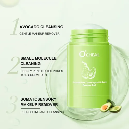 Gel Desmaquillante Limpiador Facial Ocheal En Barra Avocado