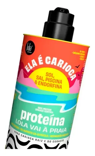 Lola Ela É Carioca Proteína Pelo Dañado Protector Térmico 3c