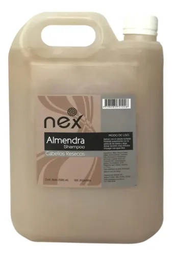 Shampoo Almendras Para Cabellos Resecos Bidon X 2lt Nex