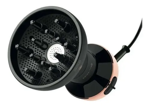 Difusor De Aire Caliente Bellisima Italia Diffon Ceramic 700 Watts Color Negro/Dorado