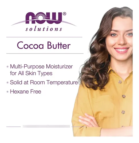 Crema Hidratante Para La Piel Con Manteca De Cacao Now Foods