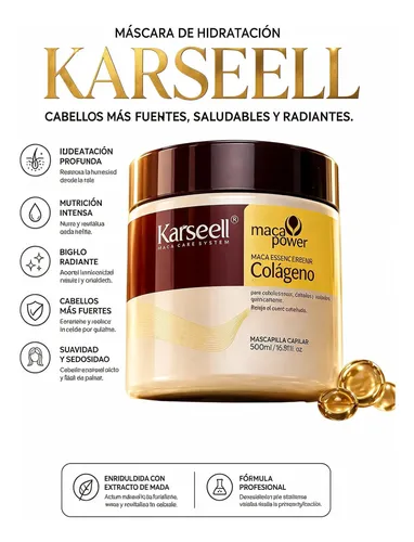 Mascarilla Karseell Colágeno 500ml Cabello Seco Dañado