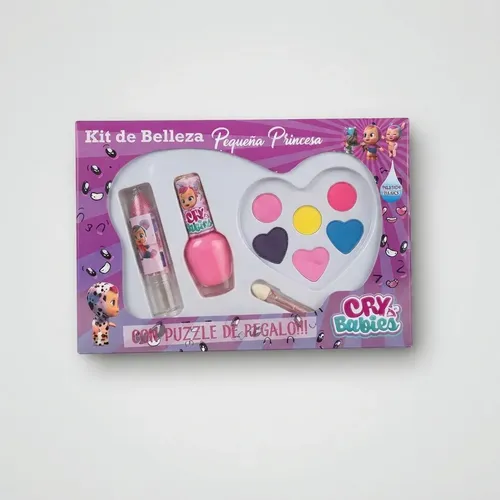 Kit De Maquillaje Pequeña Princesa (sombra, Esmalte, Labial)