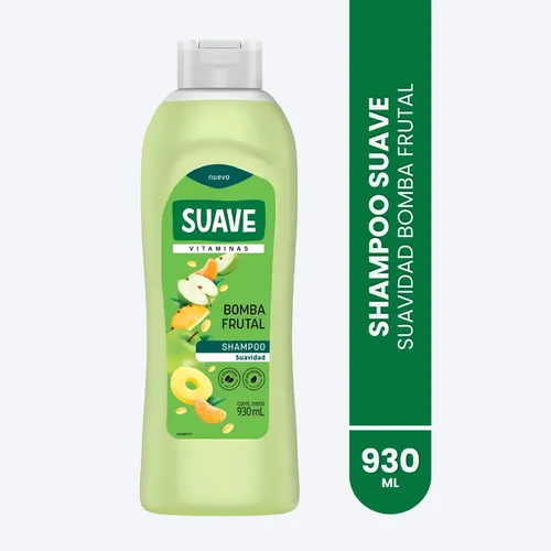 Shampoo Suave Bomba Frutal Suavidad 930ml Mix Vitaminas