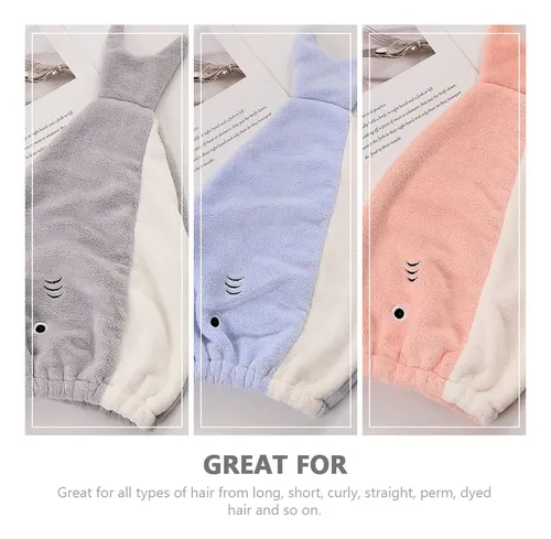 Gorros De Baño Para Niñas, 3 Unidades, Para Secar El Cabello