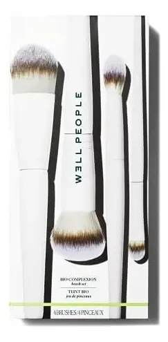 Well People Bio Complexion Brush Set, Juego De Brochas De 4