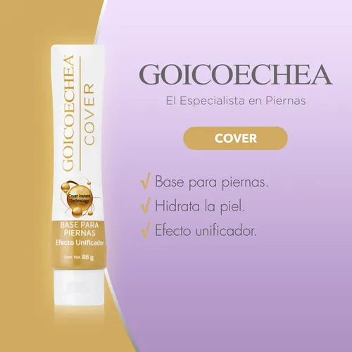 Goicochea Cover Base Para Piernas Unificador Hidratante 95g