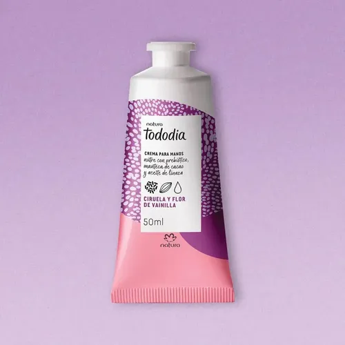 Crema para Manos Natura Tododia Ciruela y Flor de Vainilla de 50 mL