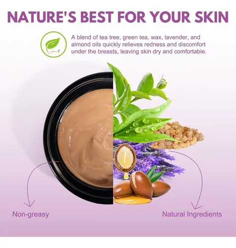 Crema Antirozaduras Y Sudor Para Mujeres 30g Con Aceite De