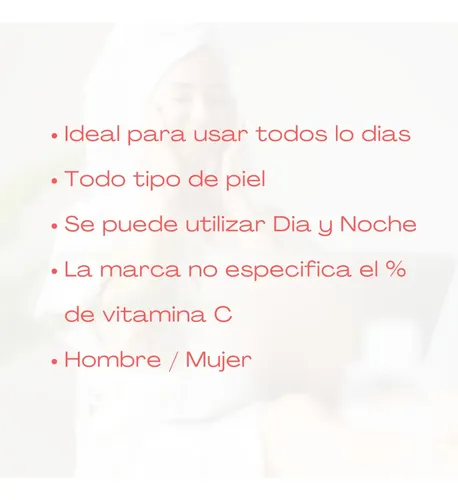 Crema Facial Radian Vitamina C Manchas Hidratacion Lidherma