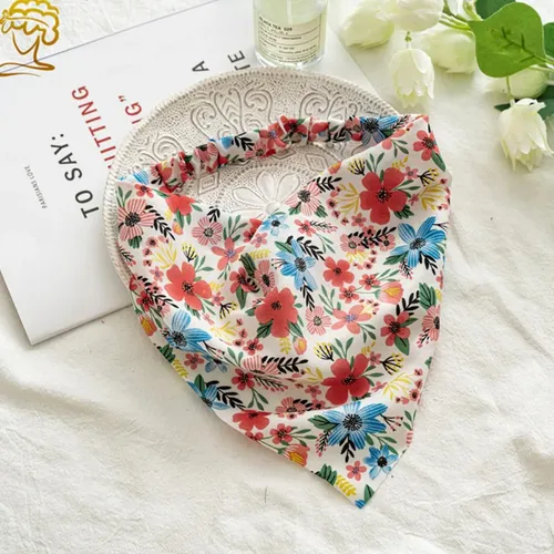 Pañuelos Elásticos Para Cabello Estampados Florales, Diadema