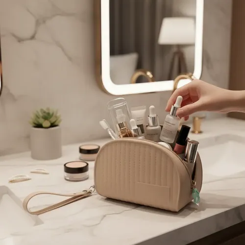 Neceser Organizador De Viaje Porta Maquillaje Impermeable