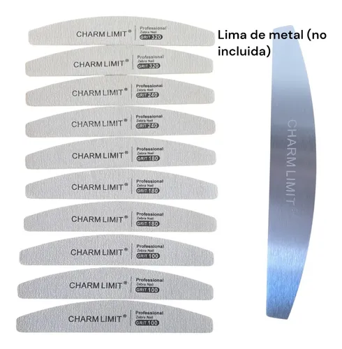 Repuestos Limas Autoadhesivas Charm Limit X 10u.
