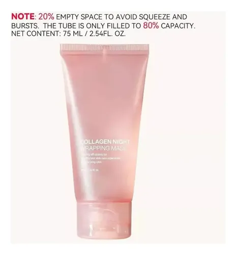 2 Mascarillas Faciales Colágeno Hidrolizado Hidratante 75ml