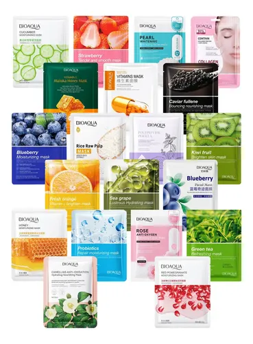 Pack 30 Mascarillas Faciales Bioaqua De Tela Mixta