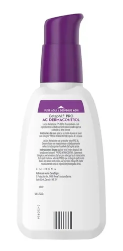 Hidratante Cetaphil Dermacontrol Piel Grasa Fluido X 118 Ml Grasa Día