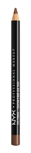Lápiz delineador de ojos NYX Professional Makeup Slim Eye Pencil color brown