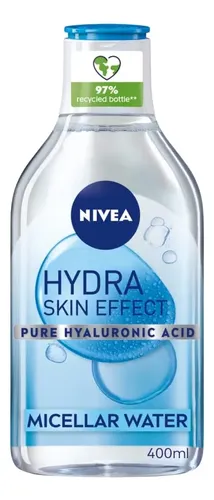 Agua Limpiadora Micelar Nivea 400 Ml Con Ácido Hialurónico