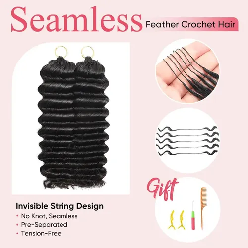 Extensiones Crochet De Cabello Humano Miracle Knots 16 In