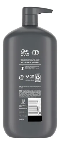 Jabón Exfoliante Dove Men+care Deep Clean Para Cuerpo Y Rost