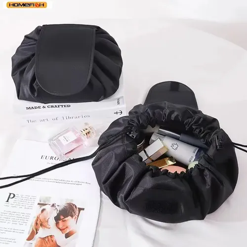 Homefis Travel Makeup Organizer Bag With Drawstring W.g