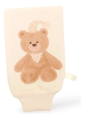 Guante Exfoliante De Baño Oso