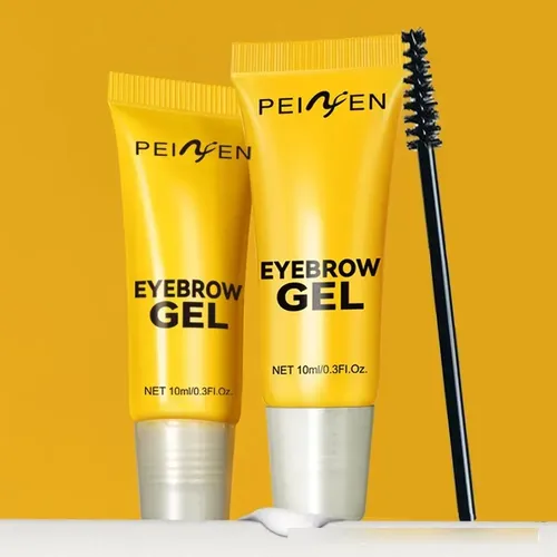 Gel Para Cejas Sin Color, Con Cepillo, Rosa Natural