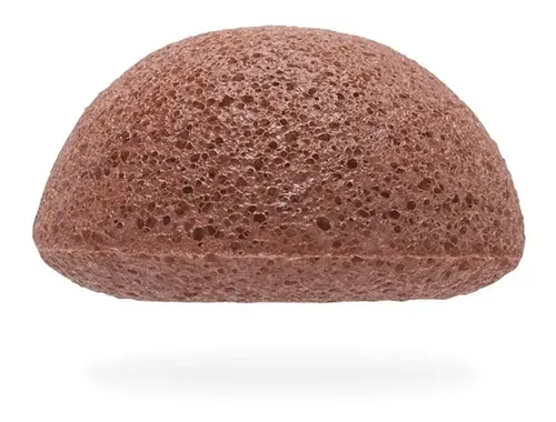 Esponja Natural Konjac Arcilla Roja Pieles Con Rosacea