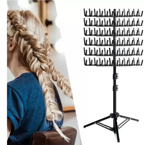 Estante Para Cabello Con Forma De Trenza, Separador De Cabel