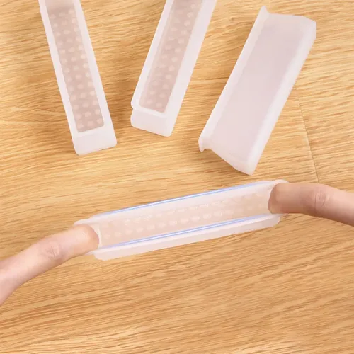 4 Protectores De Suelo Para Pies De Cama, Resistentes Blanco