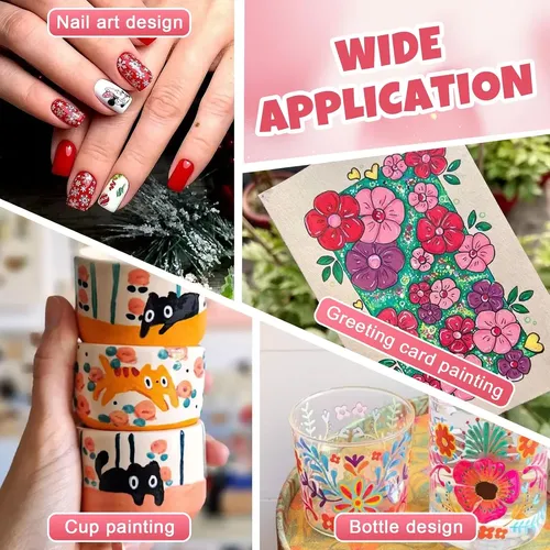 Set 12 Colores Para Arte En Uñas Profesional Diy