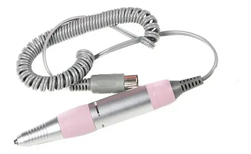 /zj Lima Eléctrica Para Uñas Tipo Bolígrafo 35000 Rpm /zj Silver And White