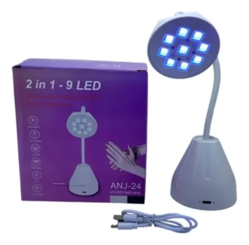 Cabina Uñas Uv Led Flor 2 En 1 Anj-24