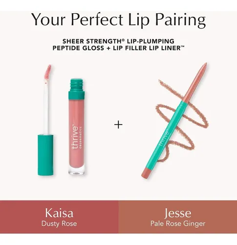 Lápiz Delineador Labial Thrive Causemetics Jesse Pale Rose