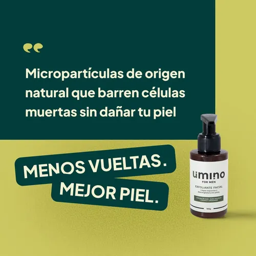 Exfoliante Limpieza Facial Hombres Piel Grasa Umino