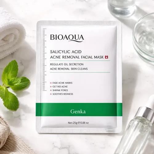 Mascarilla Facial Ácido Salicilico Para Acne 25g Bioaqua