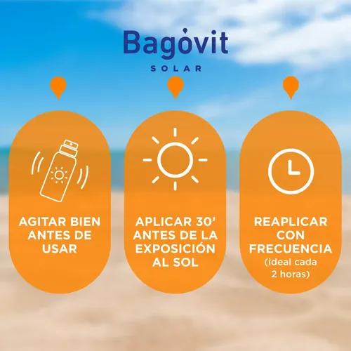Bagóvit Protector Solar Fps 45 Crema Facial Con Color 50g