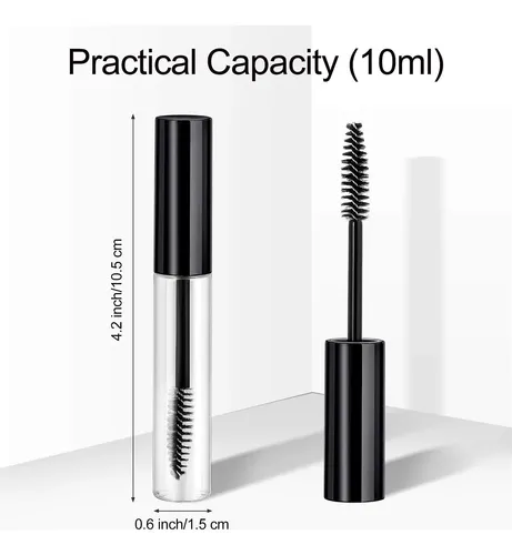 Tubos De Rímel Vacíos De 10 Ml, Recargables Con Embudos, 40