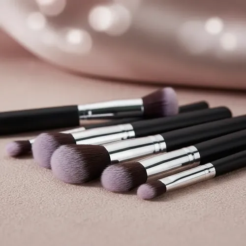Set Kit Brochas Maquillaje Pinceles X10 Piezas
